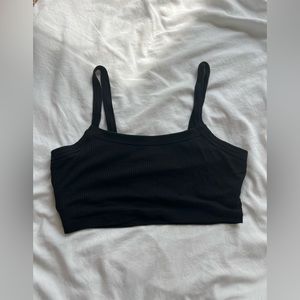 Alo yoga ribbed bra bralette crop tank
